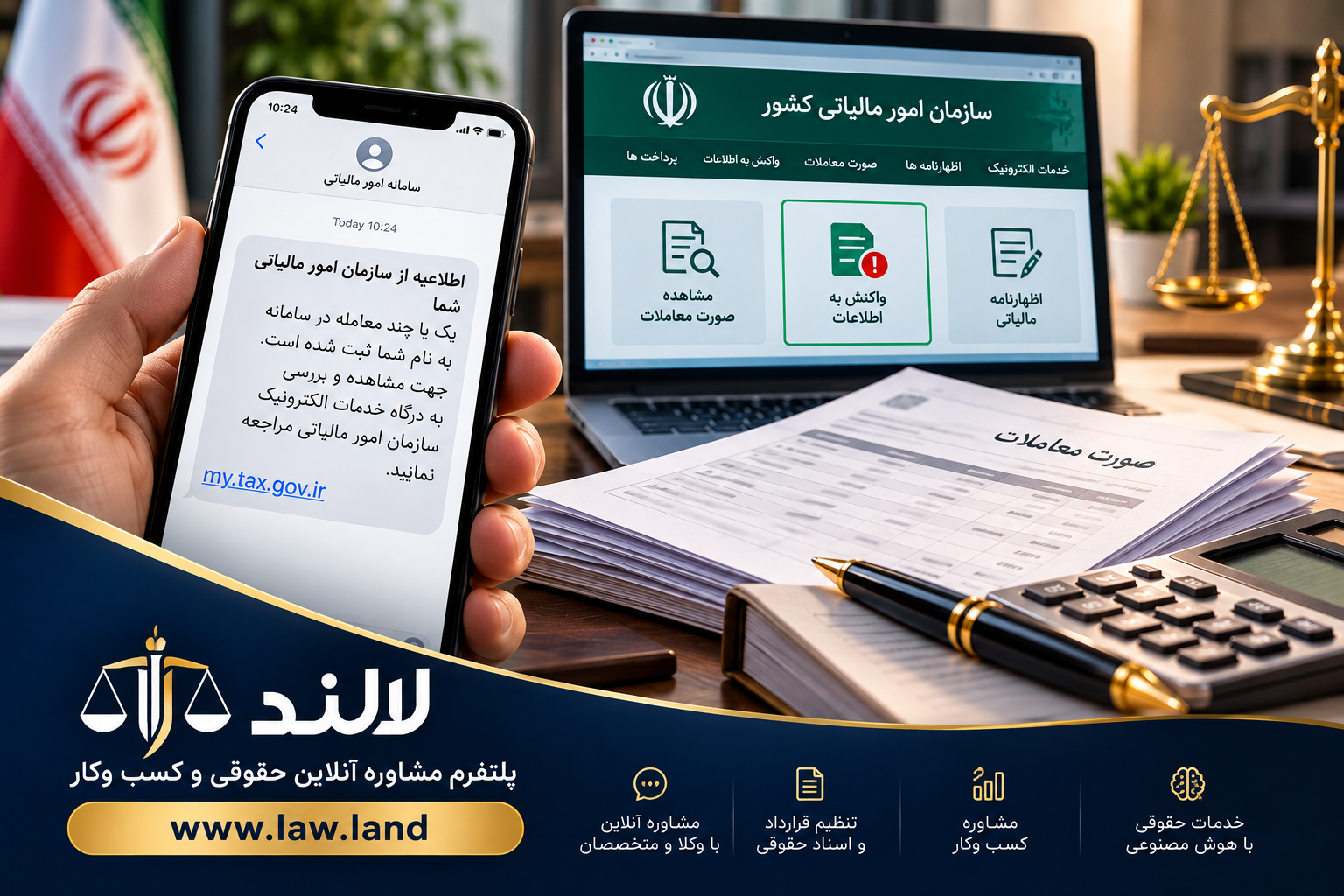 پیامک مالیاتی جدید چیست و چرا برای شما ارسال شده است؟